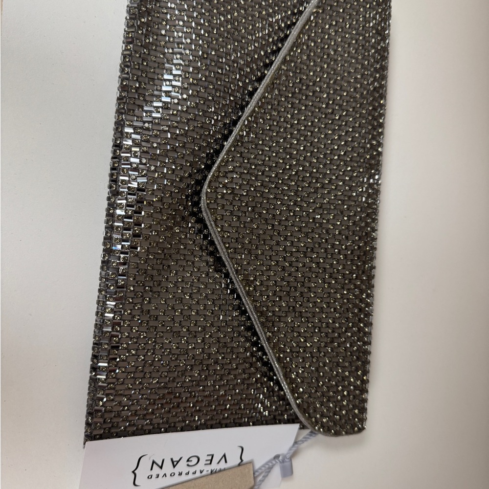 Vegan Metallic Clutch